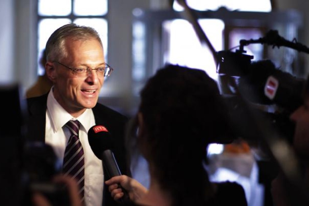 Thomas Minder, councillor of State and initiator of the 'Against rip-off' initiative in Switzerland. Photo: Reuters