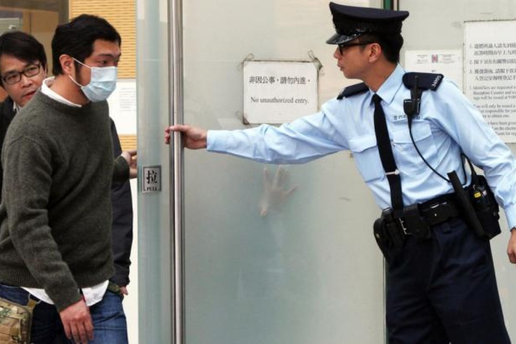 The kin of the four victims from the Siu family turn up at the mortuary in Kwai Chung. Photo: David Wong