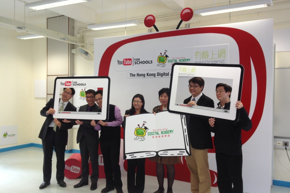 Hong Kong Digital Academy was launched on Tuesday at Salesian School in Tsuen Wan. Photo: SCMP Pictures