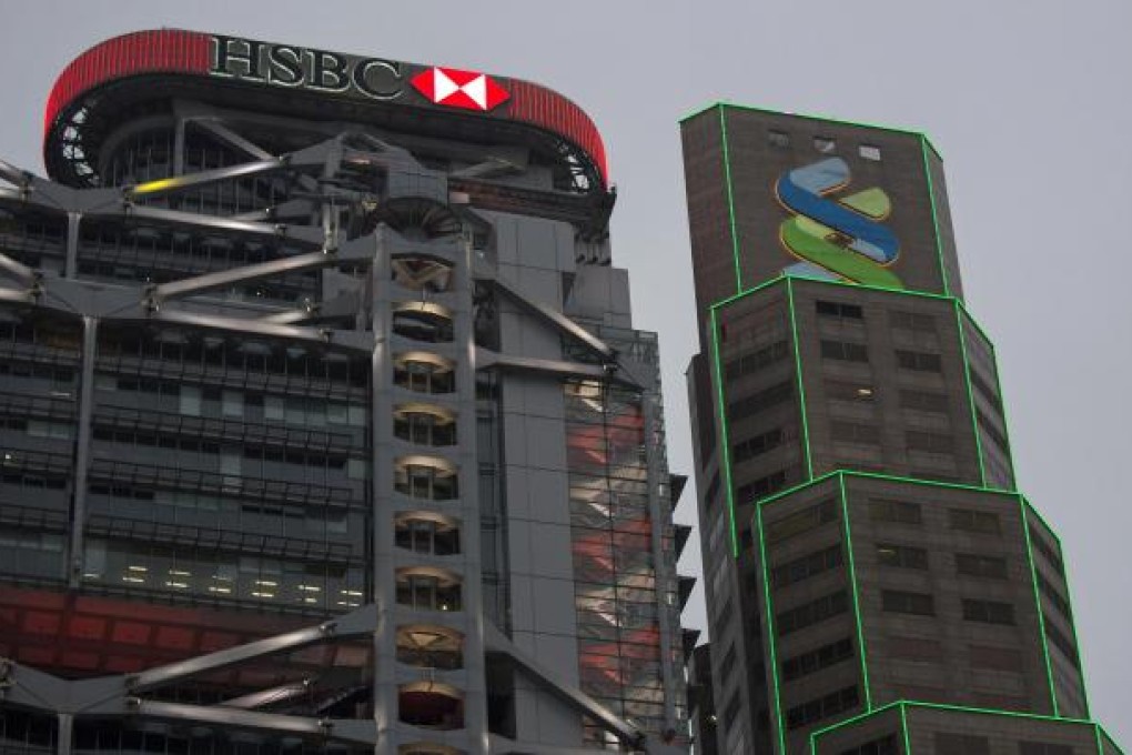 HSBC and Standard Chartered are charging a higher interest rate for new residential mortgage loans. Photo: Bloomberg