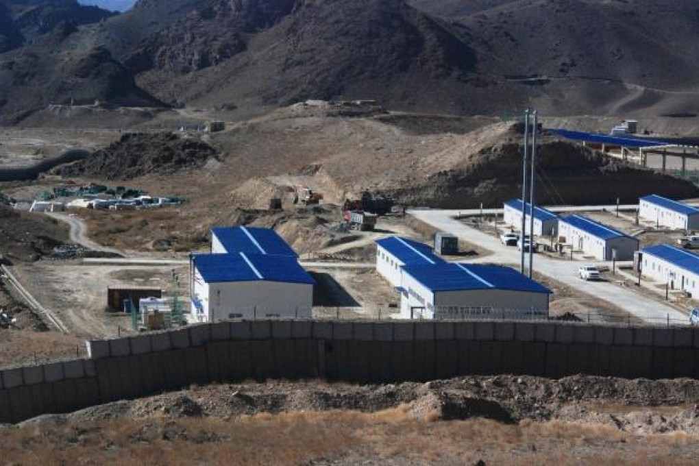 A camp for Chinese miners at Mes Aynak, near Kabul. Photo: Andy Miller