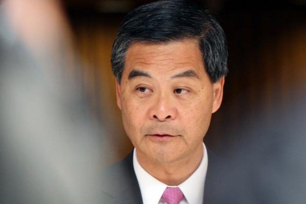 Chief Executive Leung Chun-ying. Photo: David Wong