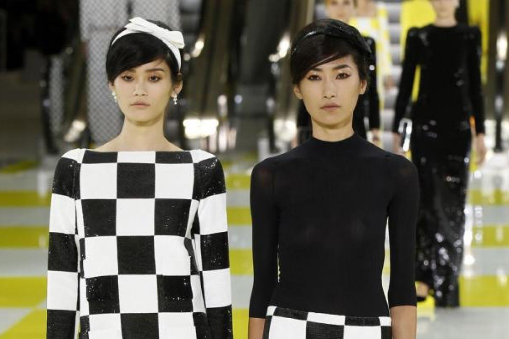 Marc Jacobs championed black and white for Louis Vuitton. Photo: Reuters