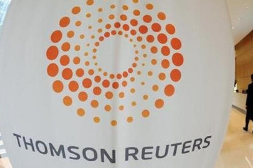 The Thomson Reuters Logo: Photo: AP