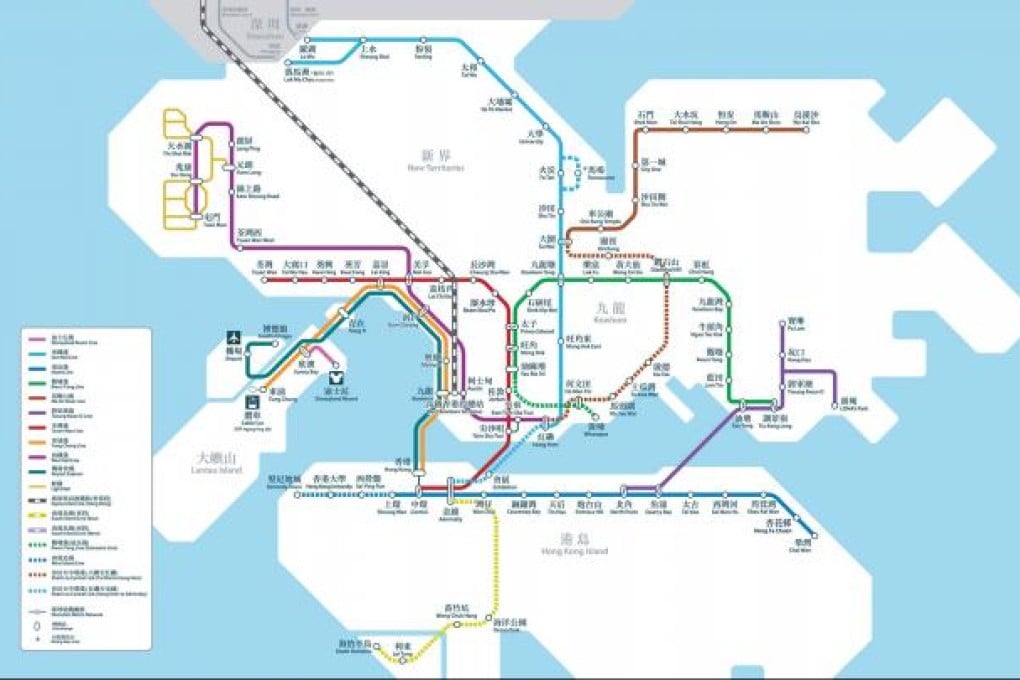 Future Railway network of Hong Kong. Source: MTR Corporation