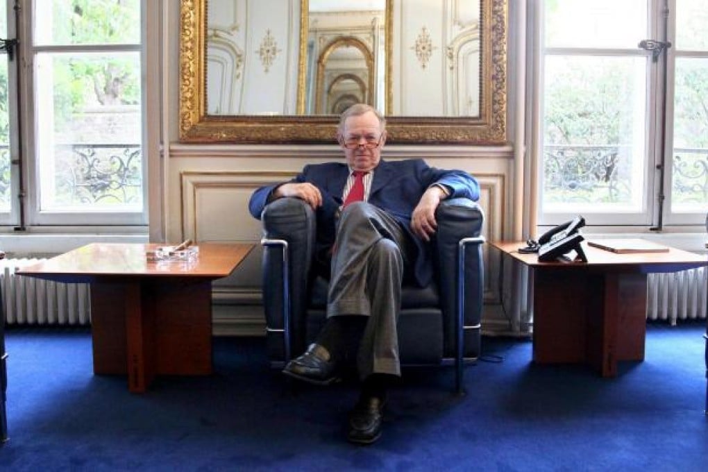 Olivier Metzner in his office. Photo: AFP