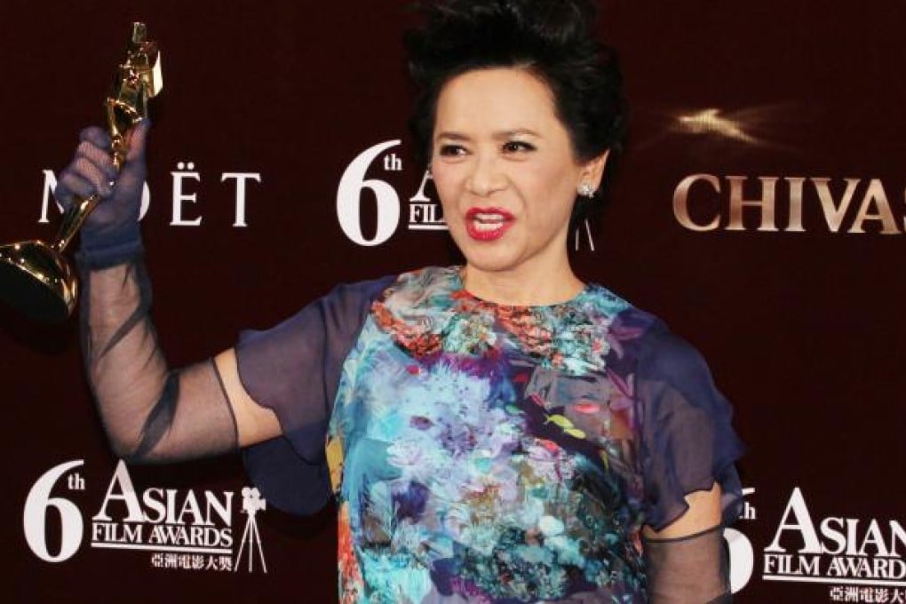 Actress Deanie Ip Tak-han received the award for Best Actress for her role in "A Simple Life". Photo: Nora Tam