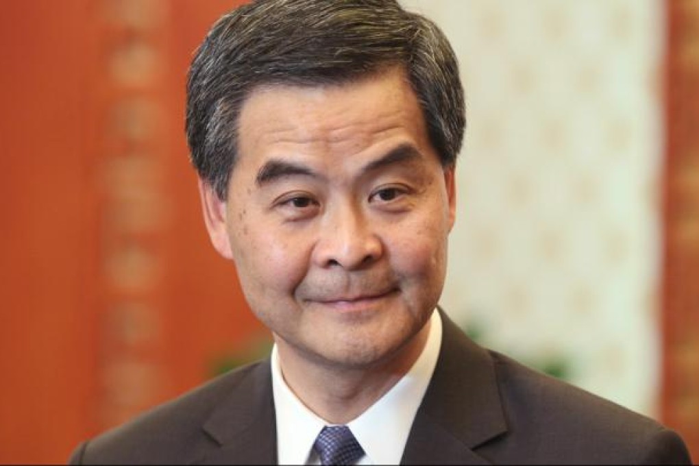 Leung Chun-ying. Photo: Simon Song