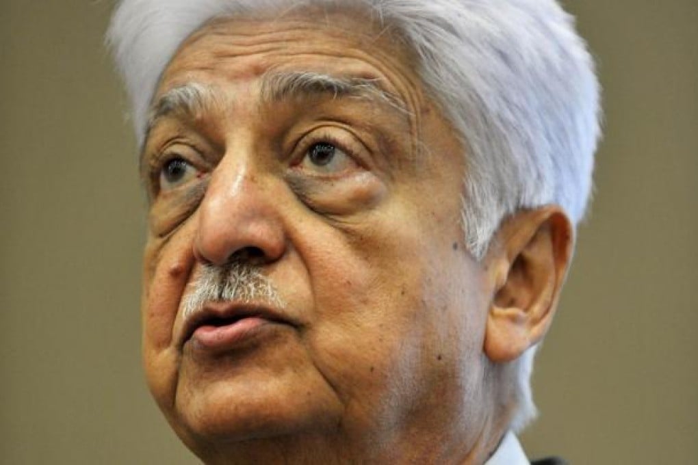 Azim Premji, chairman of Indian software giant Wipro. Photo: AFP