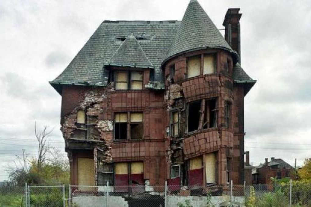 An abandoned house in Detroit. Photo: SCMP/ Nandu