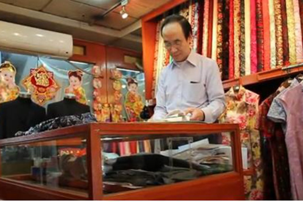 Kan Hong-wing in his Sheung Wan shop. Photo: SCMP