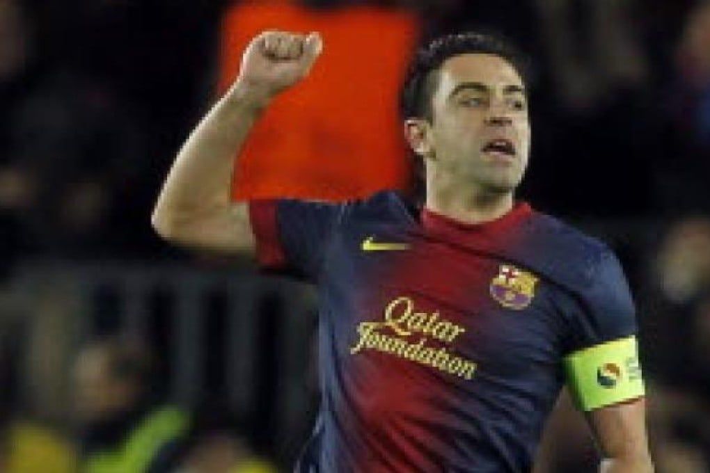 FC Barcelona's midfielder Xavi Hernandez. Photo: EPA