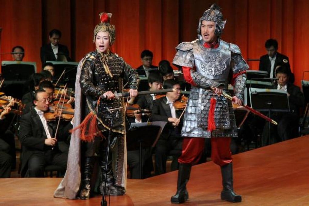 Peng Liyuan sings the title role in Mulan. Photo: SCMP