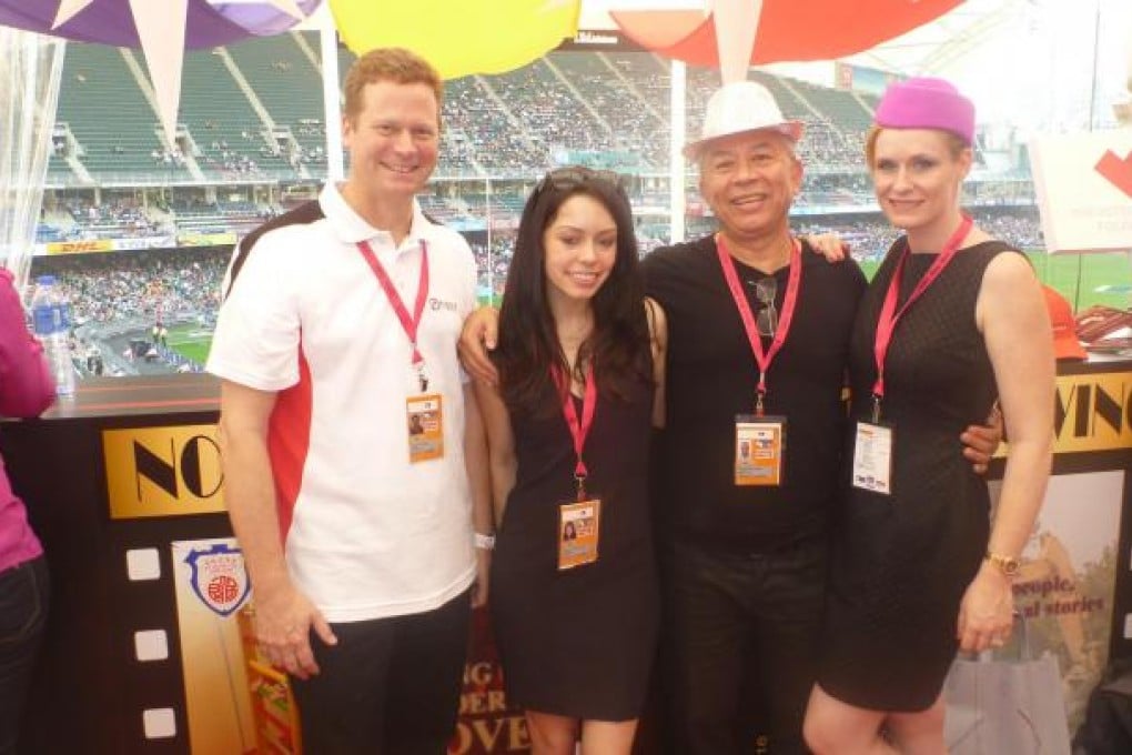 Peter Bennett (second right) began Mission Possible to tackle local poverty.