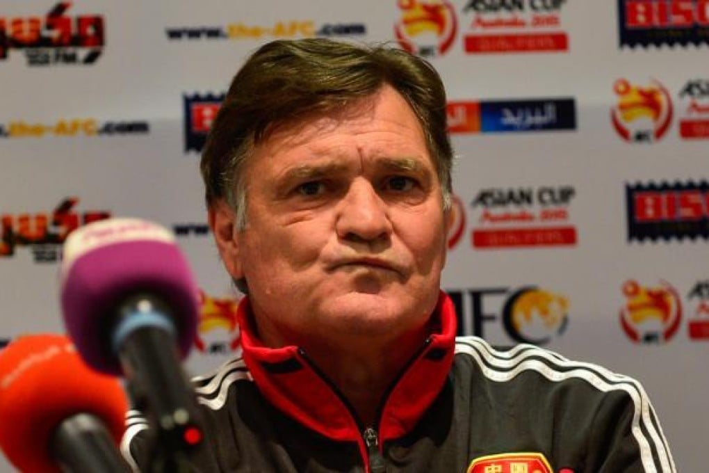 Jose Antonio Camacho has said he will not resign should China suffer their second straight defeat of the qualifying campaign. Photo: Xinhua