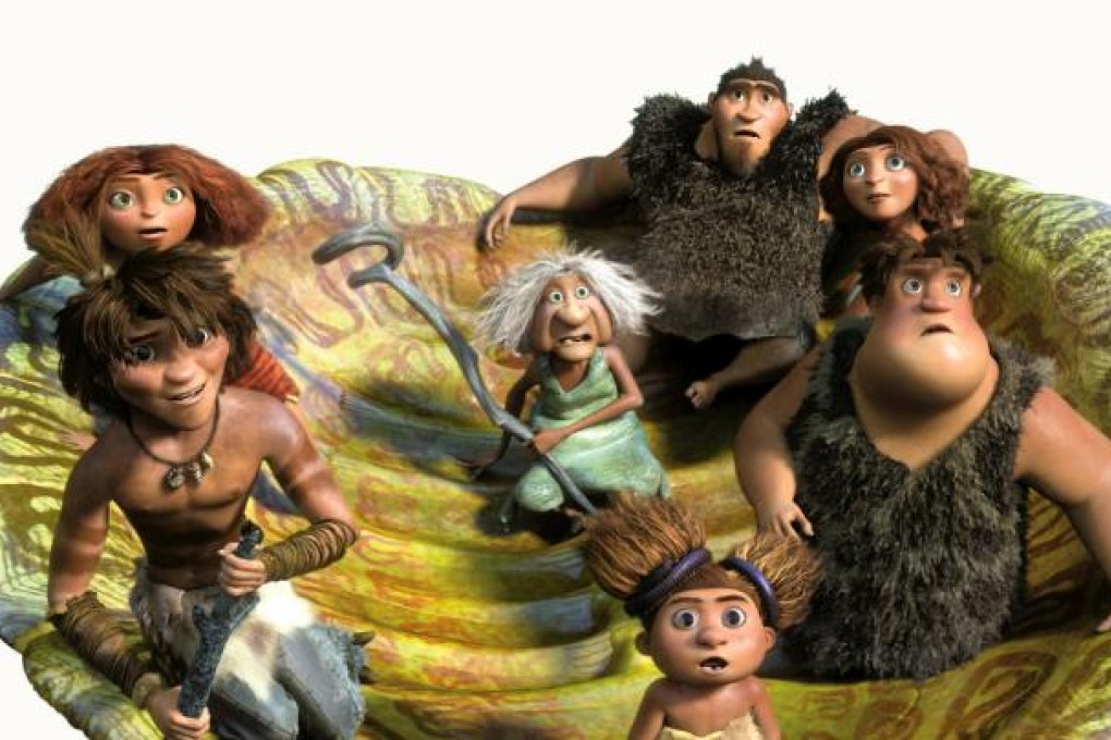 Latest 3-D DreamWorks animation feature The Croods, is about a family of cave-dwellers living in a prehistoric world. Photo: DreamWorks Animation