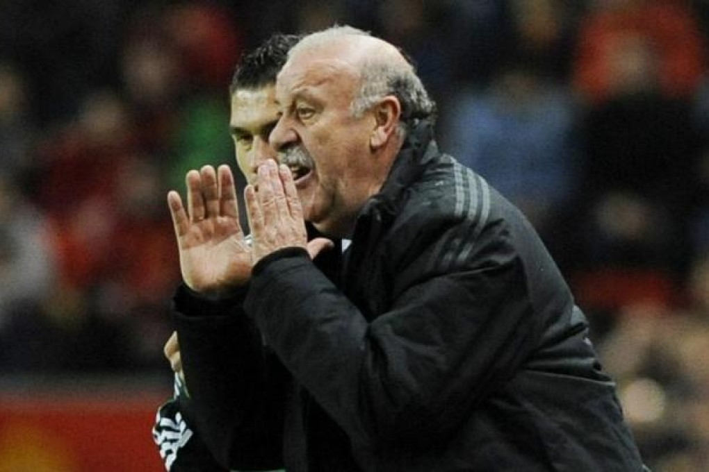 Spain manager Vicente del Bosque. Photo: AFP