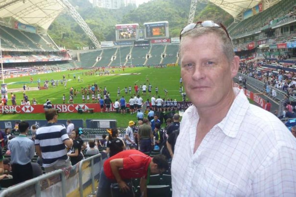 The 42-year-old Dirk Scott is attending what he claims is his 20th Sevens.