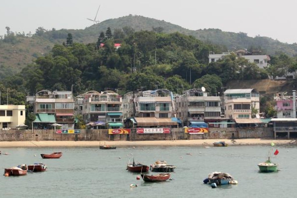 General view of houses and fishing boats on Lamma Island. Photo: Dickson Lee
