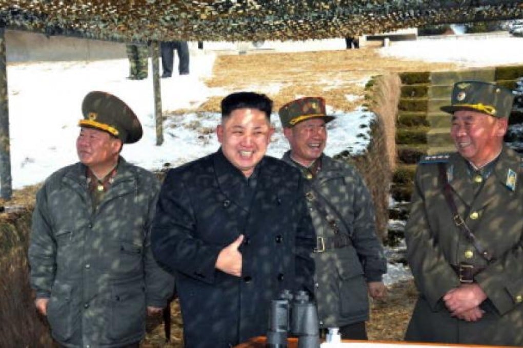 North Korean leader Kim Jong-Un (2nd left). Photo: AFP