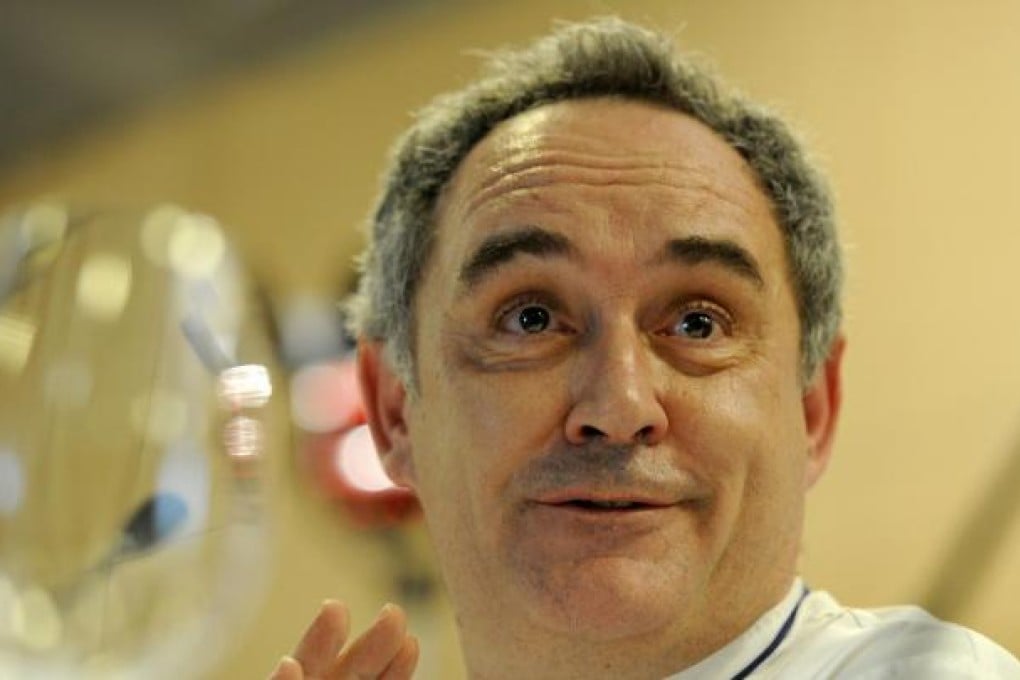 Celebrity chef Ferran Adria