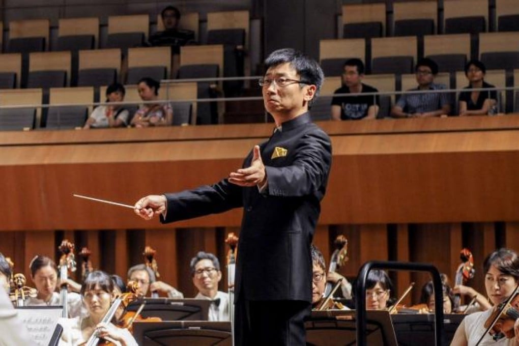 Li Xincao, principal conductor of China National Symphony Orchestra. Photo: Xinhua