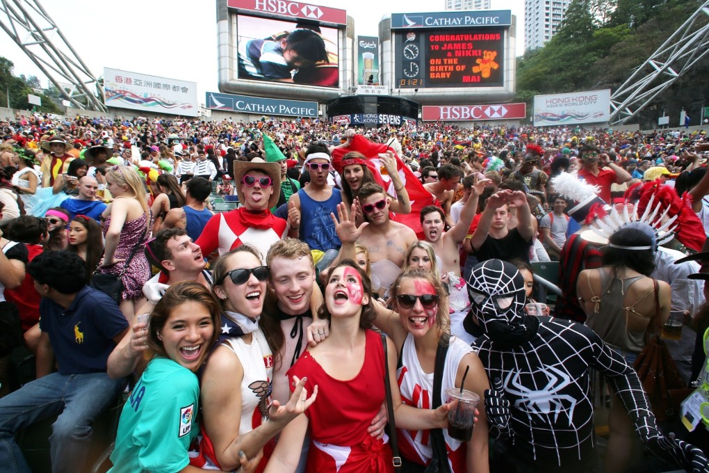 The Sevens is a cross between the Super Bowl, Halloween and Oktoberfest. Photo: Sam Tsang