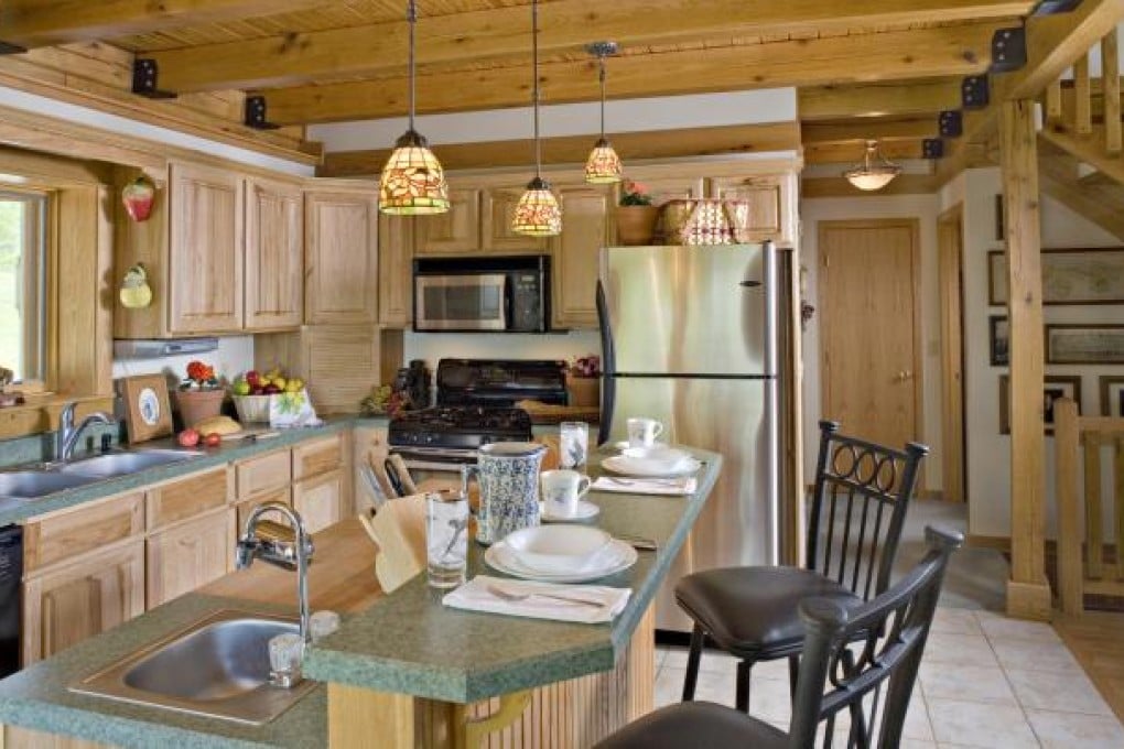 Log homes offer an earthy 'back to nature' comfort not possible in high-rises. They can also withstand earthquakes. Photo: Gastineau Log Homes