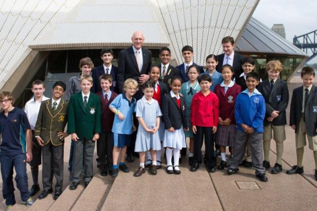 Winners of the World Education Games. Photo: SCMP