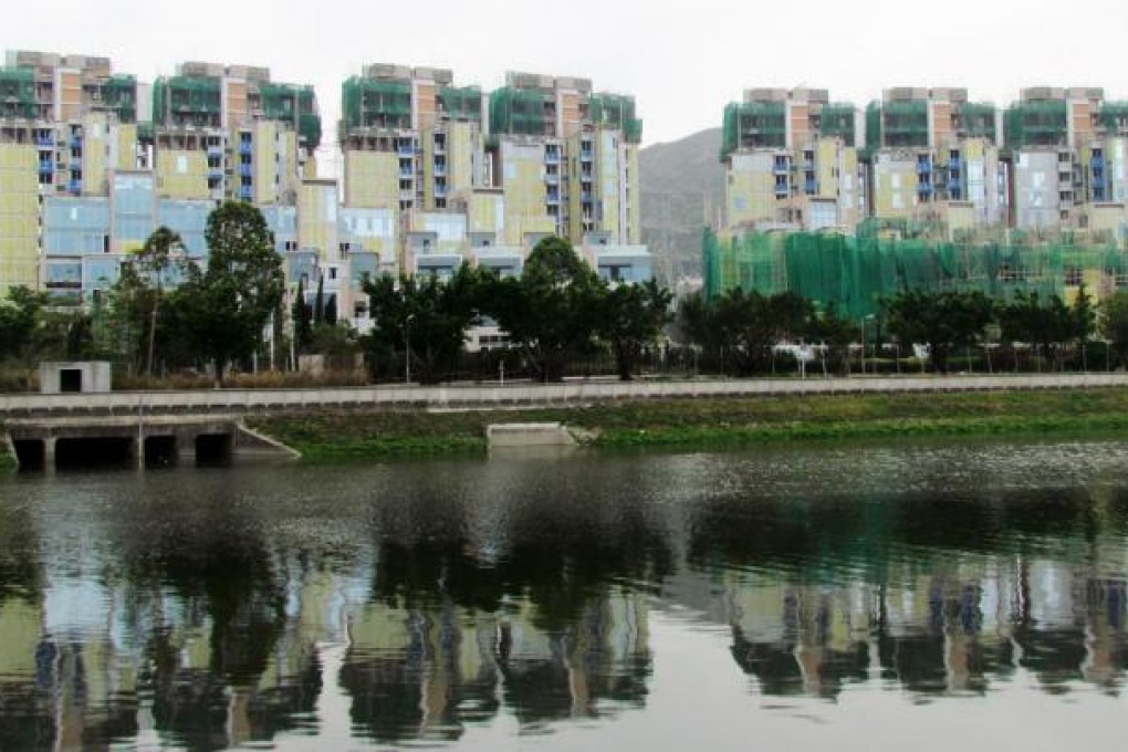 Some of Sun Hung Kai Properties' Riva luxury units in Yuen Long face the Kam Tin River, while other homes look onto the nearby Tsing Long Highway. Photo: Sandy Li