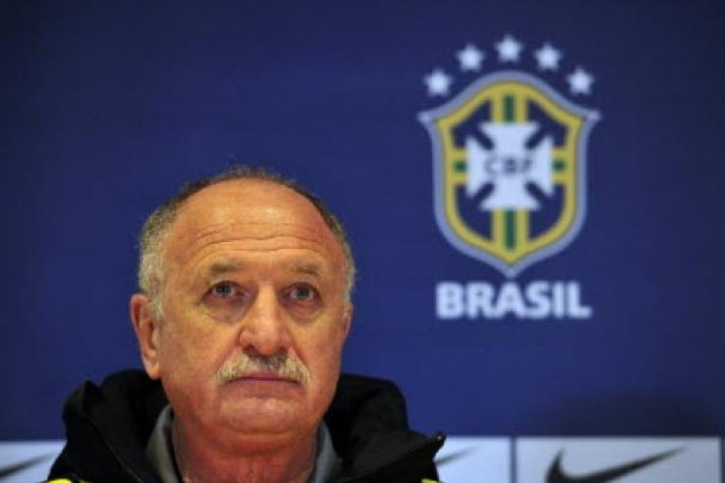 Brazil's manager Luiz Felipe Scolari. Photo: AFP