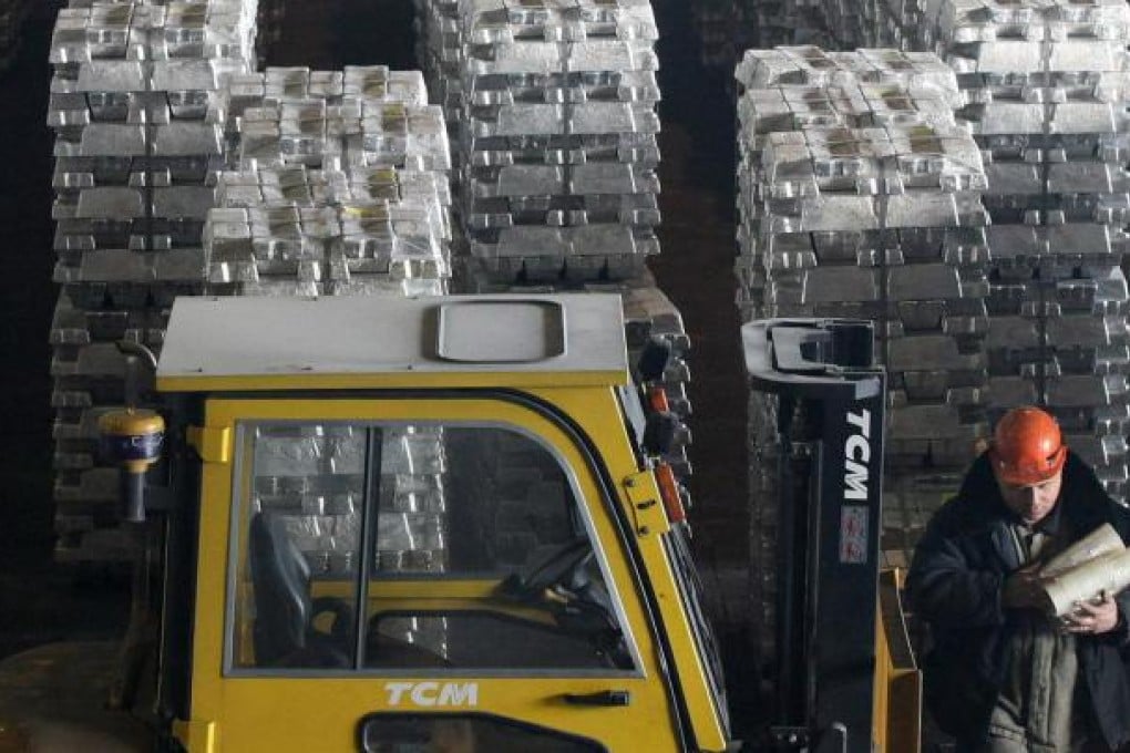 Aluminium prices dropped 6 per cent last year. Photo: Bloomberg