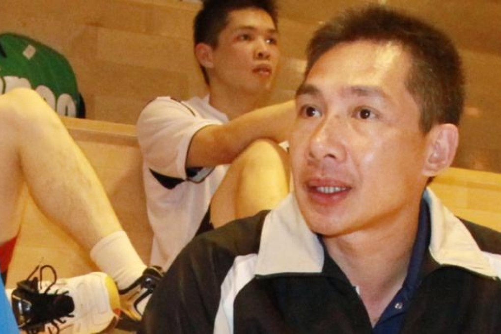 Tim He Yiming, head coach of Hong Kong badminton team.