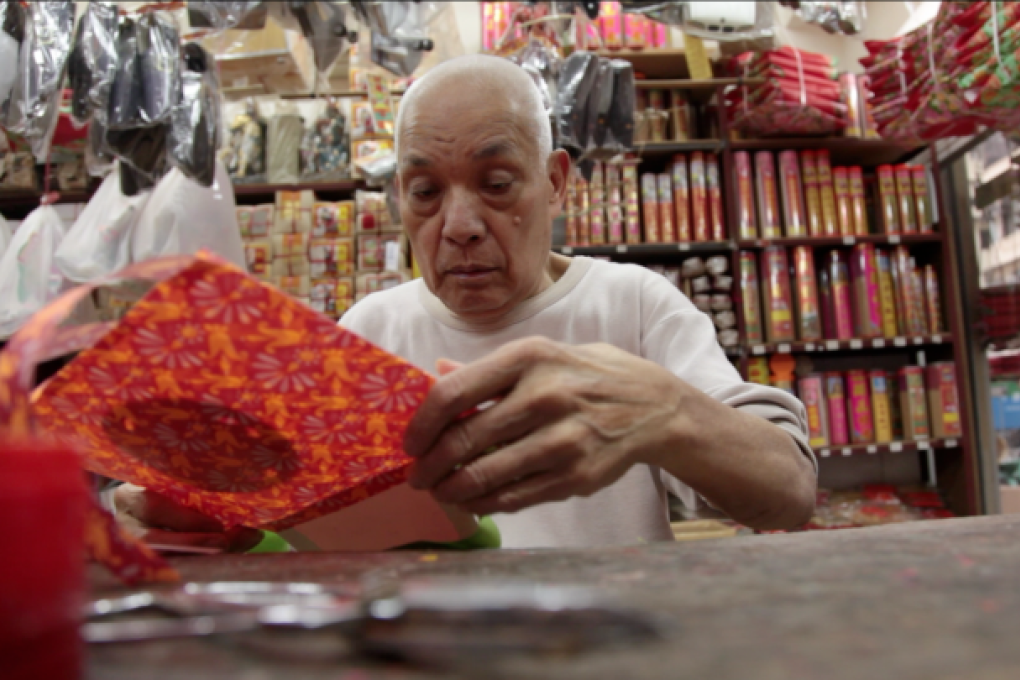 Au-yeung Wai-kin, 75, owner and founder of Bo Wah Effigies in Sham Shui Po.