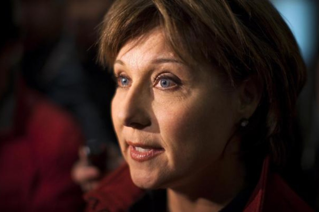 With regret: British Columbia Premier Christy Clark. Photo: Reuters