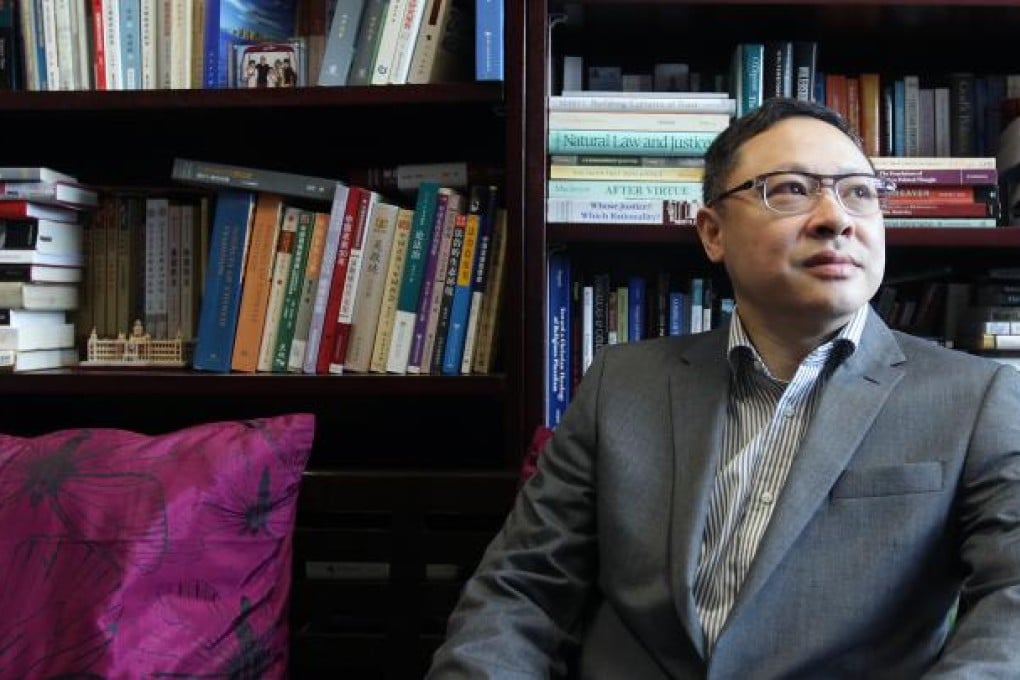 Benny Tai, associate professor at the School of Law, Hong Kong University. Photo: Edward Wong