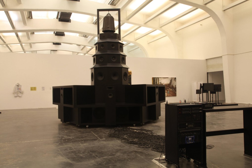 Zhang Ding's Control Club in the "On/Off" exhibition at the Ullens Centre.