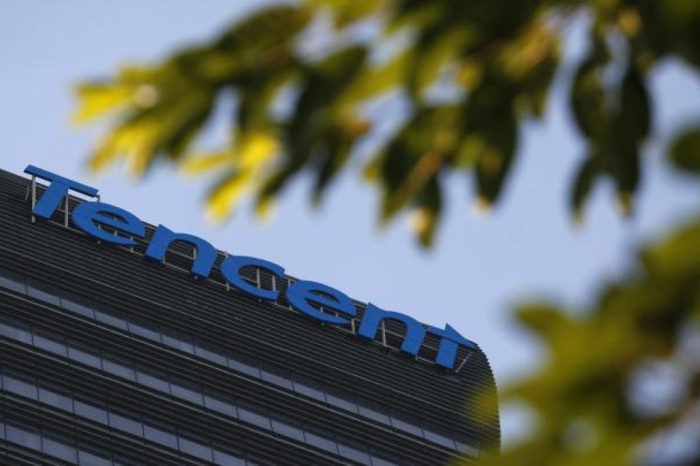 Tencent headquarters is seen at Nanshan Hi-Tech Industrial Park in the southern Chinese city of Shenzhen. Photo: Reuters