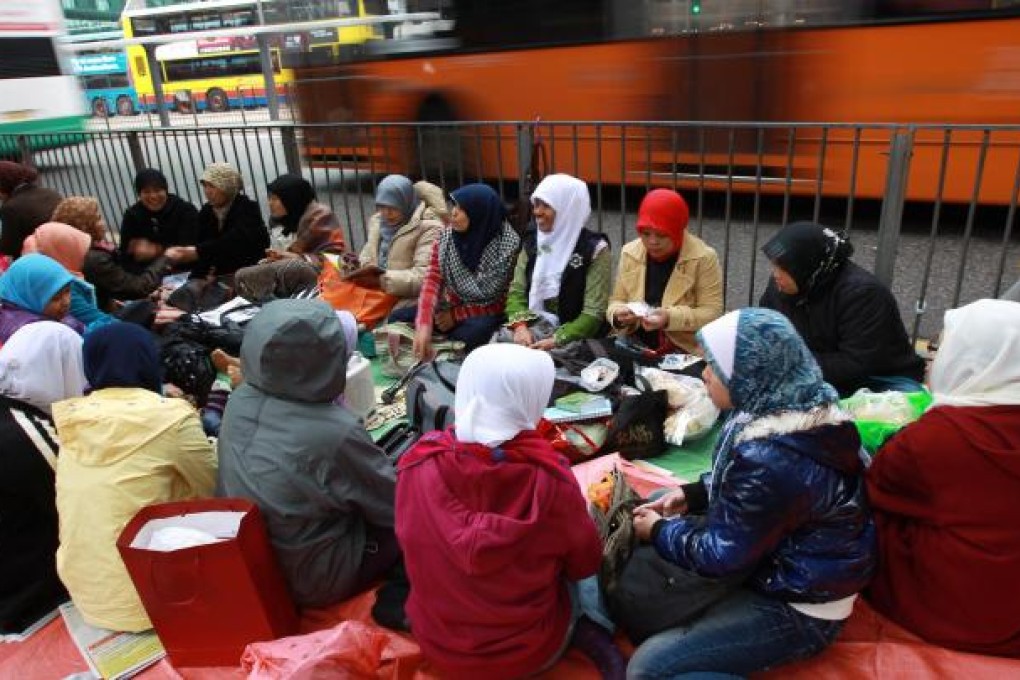 Domestic helpers lost their longstanding battle for the same residency rights as other foreign workers.