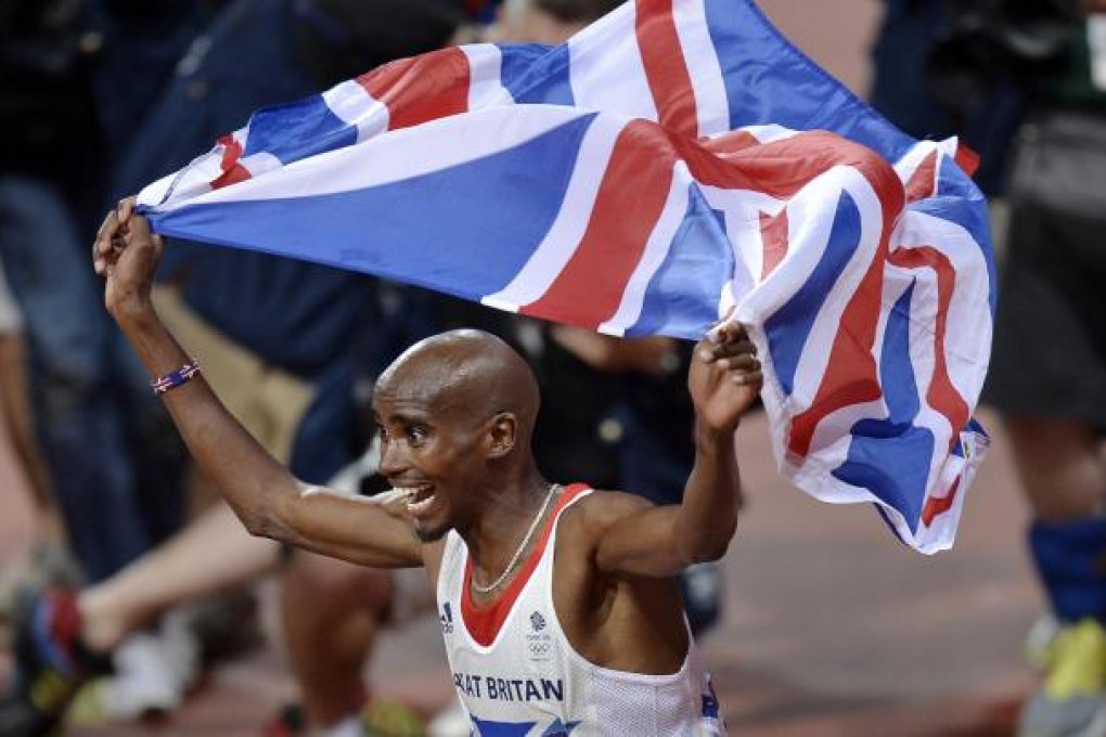 British middle-distance runner Mo Farah was one of the stars of the London Olympics, where he won two gold medals. Photo: AP