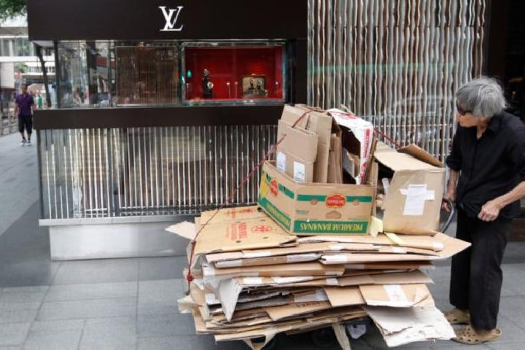 While our collective wealth is improving, the ever-widening wealth gap has become a source of social tensions. Photo: EPA