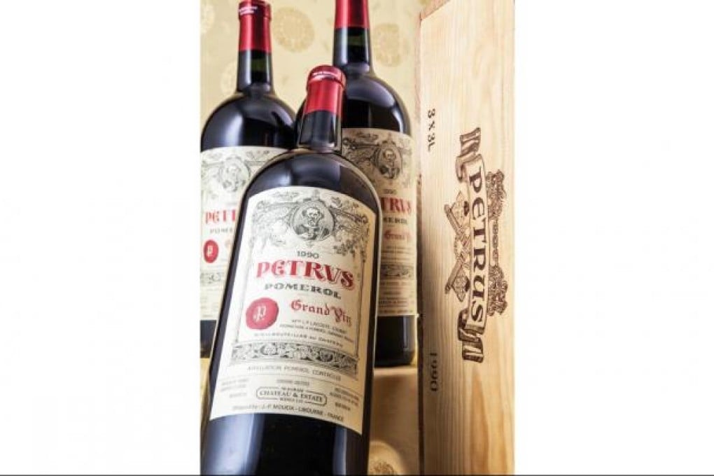 Three double magnums of 1990 Petrus sold for HK$590,400.