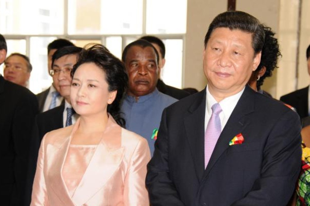 President Xi Jinping and his wife Peng Liyuan. Photo: AFP