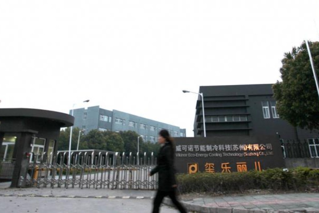 Xile Lier was accused of changing sell-by dates on packaging, mixing products and relabeling formula for older babies as more expensive milk for younger children. Photo: AFP