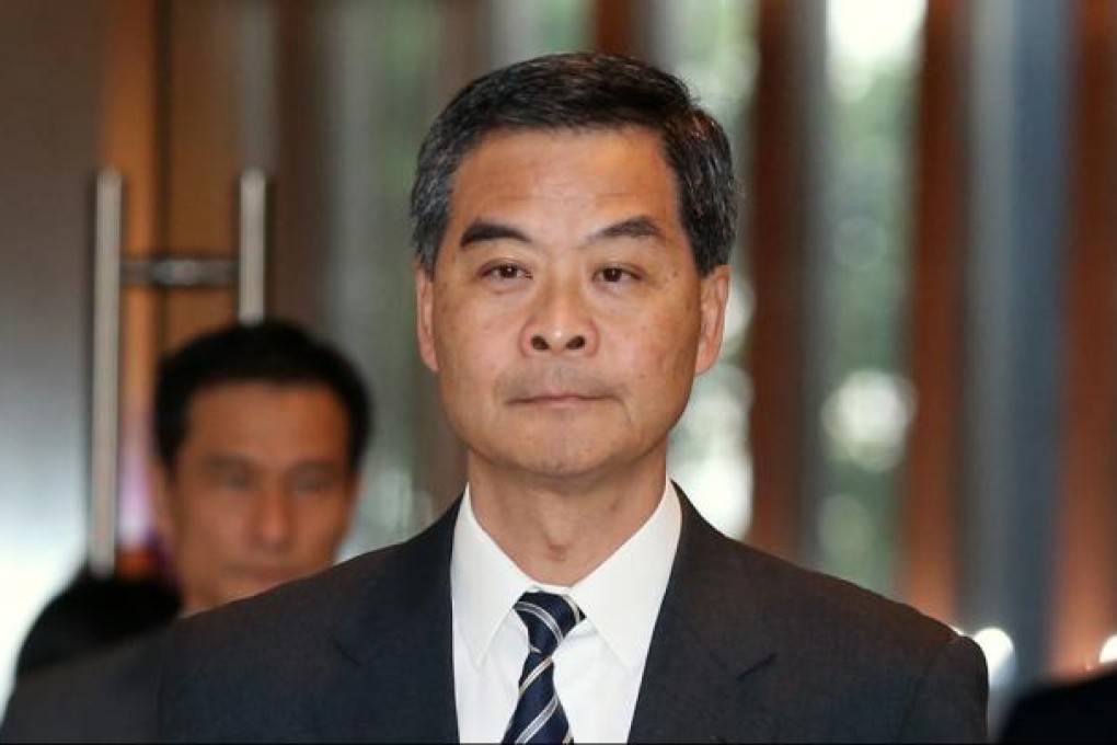 Chief Executive Leung Chun-ying. Photo: Sam Tsang