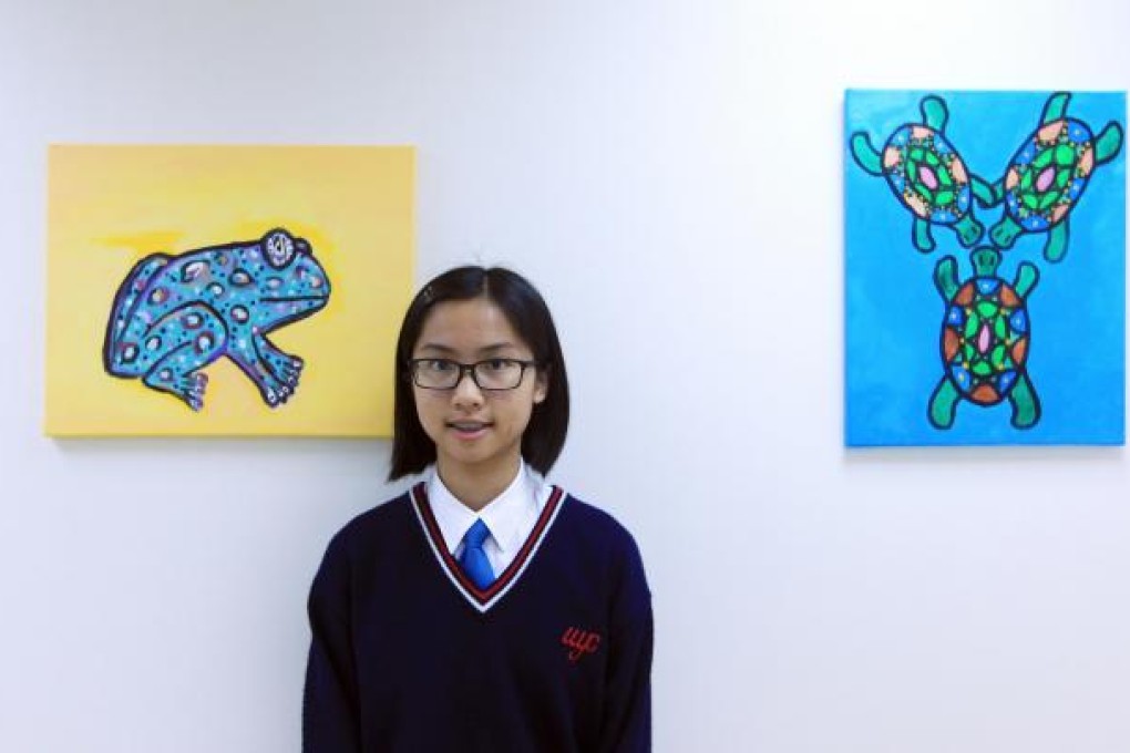 Yvonne Cheung, 12, hopes to study architecture. Photo: Jonathan Wong