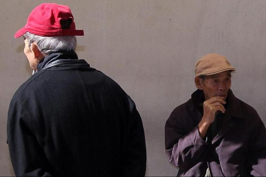 Hong Kong's elderly need financial assistance. Photo: Nora Tam