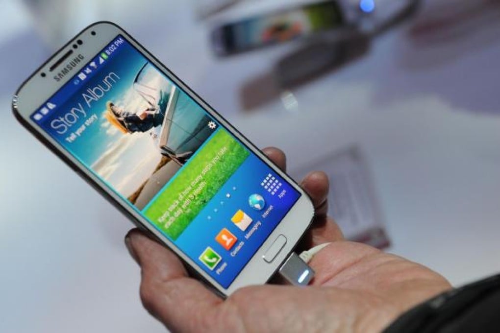 The S4 runs the latest version of Google's Android operating system.