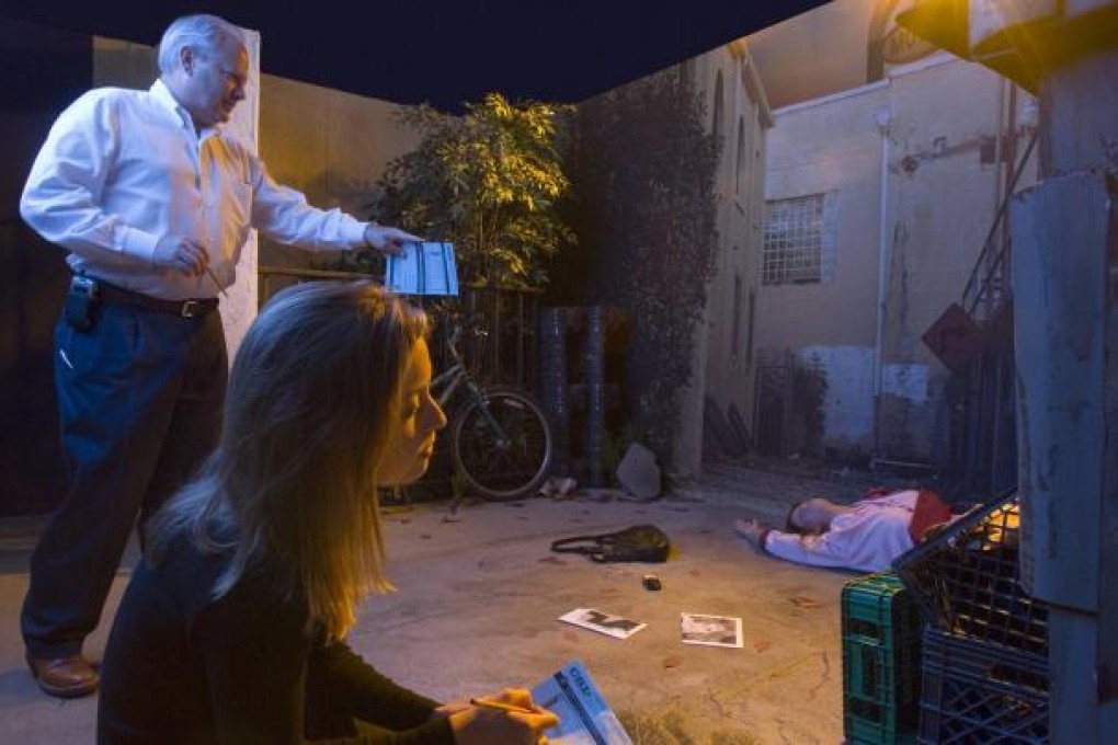 A scene from ''Who is Being Served?''