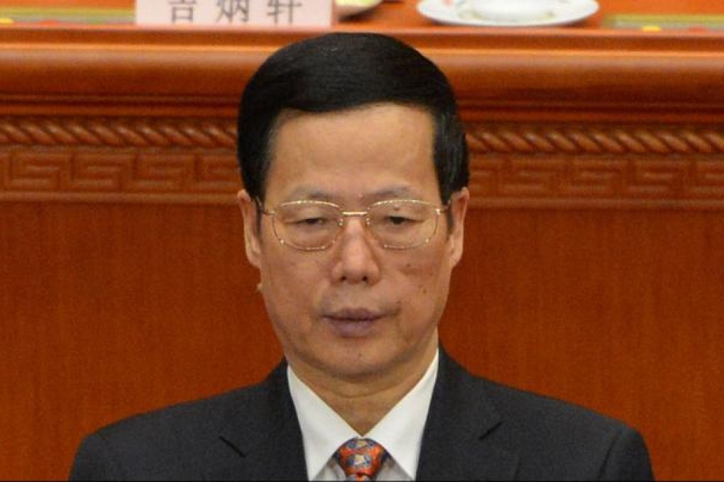 China's newly-elected Vice Premier Zhang Gaoli. Photo: AFP